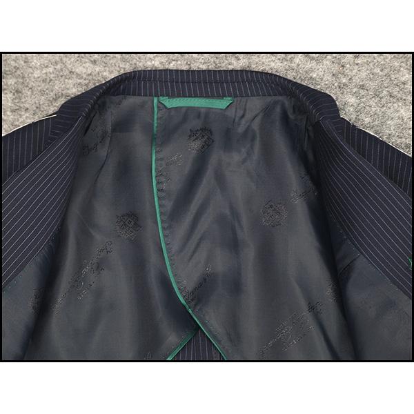 Loro Piana（ロロピアーナ） 秋冬物 Super130's生地使用 紺/ストライプ