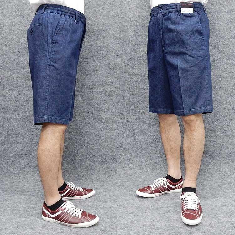 ハーフパンツ ライトデニム生地 綿100 インディゴ系 短パン ショートパンツ 半ズボン メンズ Os 2 Os 2 背広屋石k 通販 Yahoo ショッピング