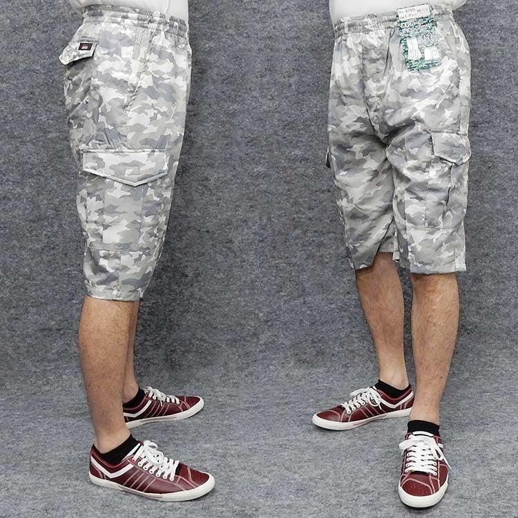 春夏用リラックスパンツ ハーフパンツ 迷彩柄 グレー系 カーゴパンツ メール便選択可能 短パン ショートパンツ 半ズボン Os4790 1 Os4790 1 背広屋石k 通販 Yahoo ショッピング