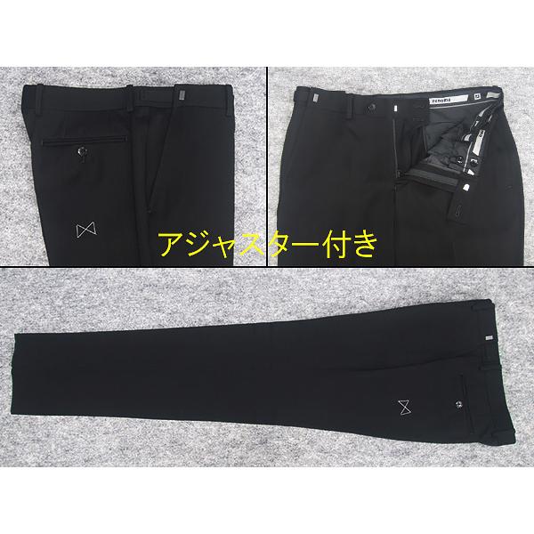 [renoma] レノマHOMME　礼服　通年物　超黒　シングル　スタイリッシュ２釦フォーマルスーツ　[Y体][A体][AB体][BB体]　RE21の画像