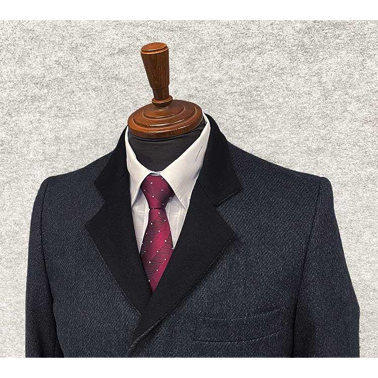 renoma] レノマHOMME カシミヤ混 デザインスタンドカラー ウールコート