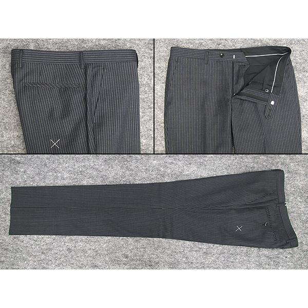 【美品】オンリー×REDA　パンツスーツ　グレー　チェック　背抜き　L相当 ネイビー インポート【REDA】スーツ テーパードパンツ チェック