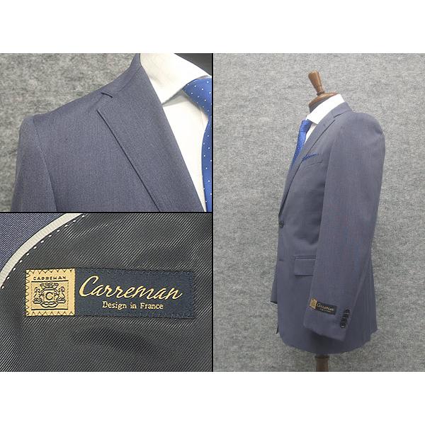 通年物 [MENS BATSU] スタイリッシュ2釦スーツ 青紺/無地 [A体] 仏