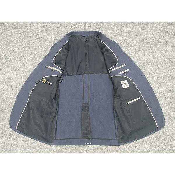 通年物 [MENS BATSU]　スタイリッシュ２釦スーツ　青紺/無地　[A体]　仏生地　RG-BUT25 通年物 [MENS BATSU] スタイリッシュ2釦スーツ 青紺/無地 [A体] 仏