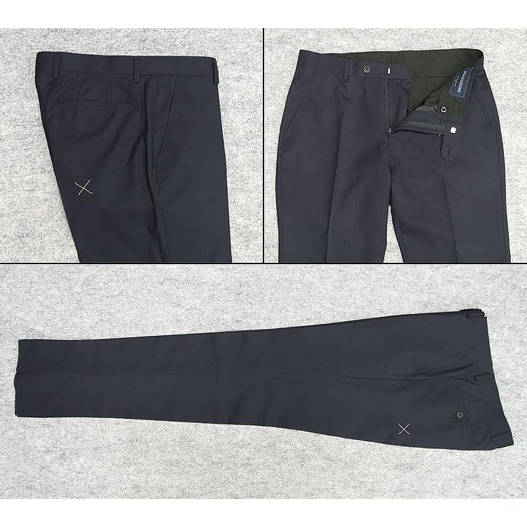 夏物 濃紺/無地 スタイリッシュスーツ ウオッシャブル メンズ シングル