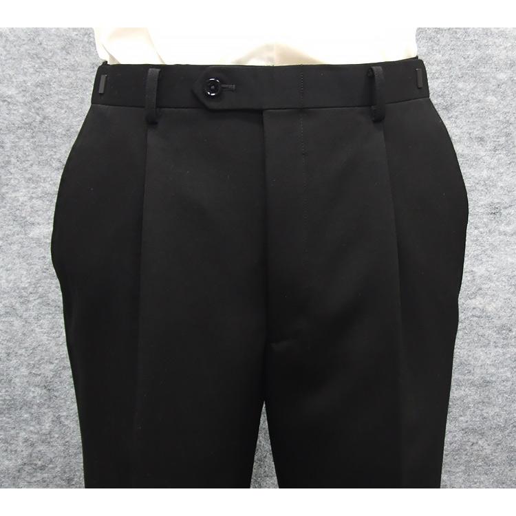 ☆訳あり 廃番処分 ミユキ [MIYUKI] 通年物 礼服 超黒 ダブル4釦×1掛 ベーシックフォーマルスーツ [A体][AB体][BB体] RG757の画像
