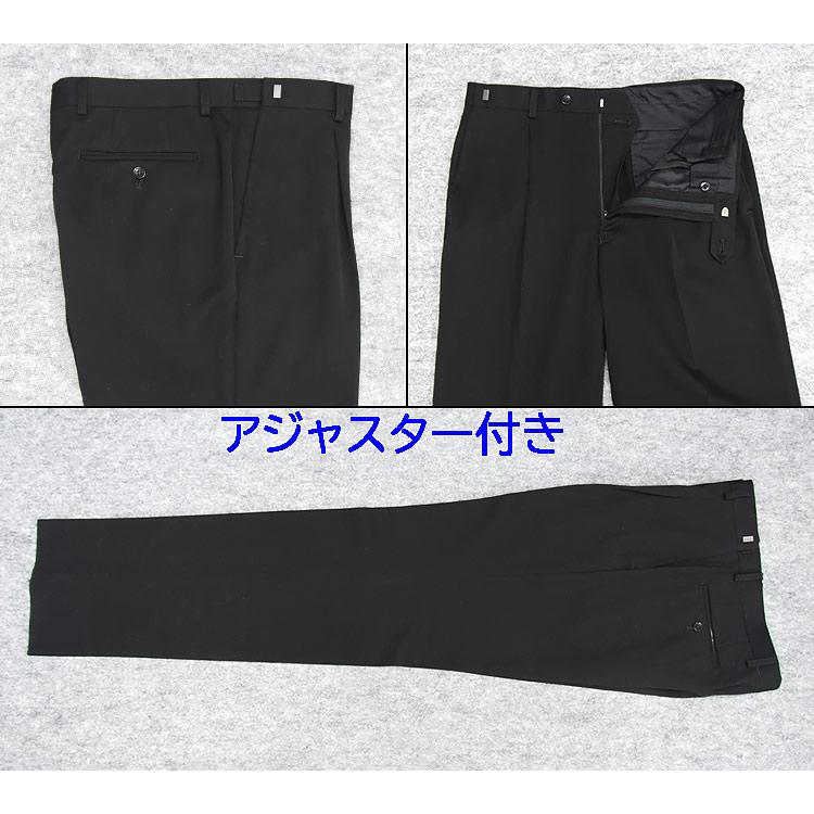 ☆訳あり 廃番処分 ミユキ [MIYUKI] 通年物 礼服 超黒 ダブル4釦×1掛 ベーシックフォーマルスーツ [A体][AB体][BB体] RG757の画像