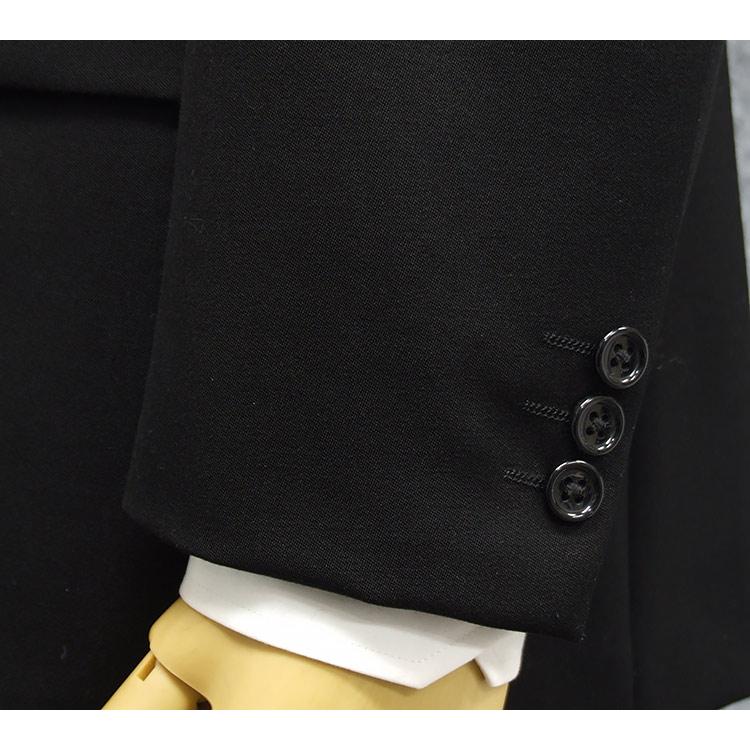 ☆訳あり 廃番処分 ミユキ [MIYUKI] 通年物 礼服 超黒 ダブル4釦×1掛 ベーシックフォーマルスーツ [A体][AB体][BB体] RG757の画像
