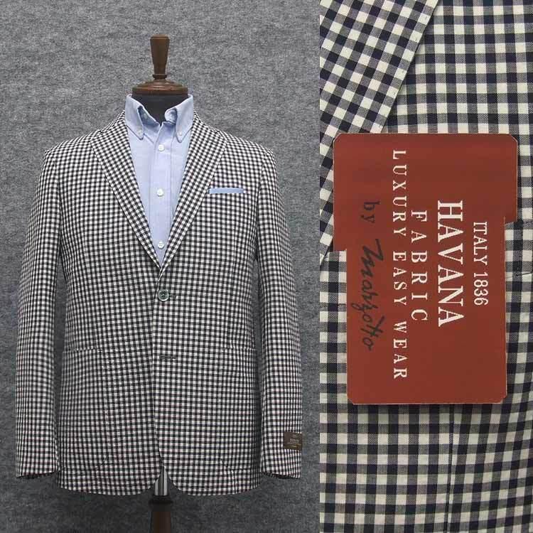 春夏 ジャケット 伊マルゾット社 Havana 使用 スタイリッシュ２釦 白黒系 メンズジャケット Rgj Mzb Rgj Mzb 背広屋石k 通販 Yahoo ショッピング