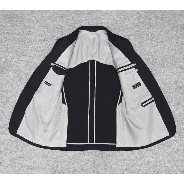 通年物　紺ブレ　[STANLEY BLACKER]スタンリーブラッカー Super100s WOOL使用　ベーシック２釦ジャケット　超濃紺　[A体][AB体][BB体]　SB540-88の画像