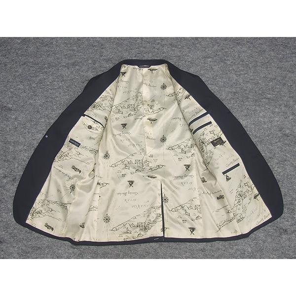 秋冬物 紺ブレ [STANLEY BLACKER]スタンリーブラッカー Super100s WOOL