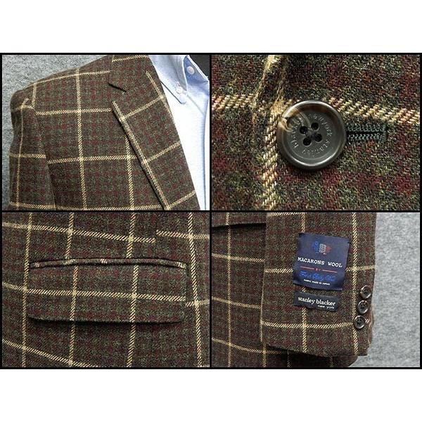 秋冬物[STANLEY BLACKER]スタンリーブラッカー ツイード ベーシック2釦