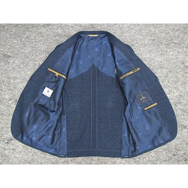 春夏物ジャケット [SCABAL] スキャバル　オーダー生地使用　ベーシック2釦　青紺系  [AB体][BB体]　メンズ　SCB-J54の画像