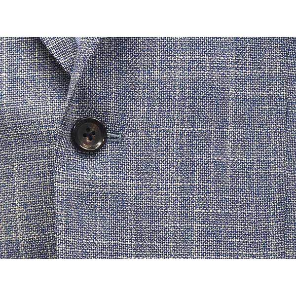 春夏物ジャケット [SCABAL] スキャバル オーダー生地使用 ベーシック2釦 青/無地調 [A体][AB体] SCB-J56の画像