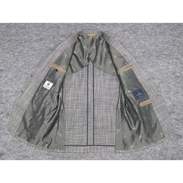春夏物ジャケット[SCABAL]スキャバル オーダー生地使用 ベーシック2釦 グレー/無地調 [A体][AB体] SCB-J57の画像