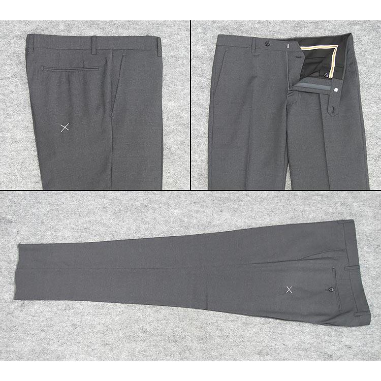 春夏物 [Scabal] スキャバル スタイリッシュ2釦シングルスーツ グレー/無地 日本製 [A体][AB体] SCB-S54の画像