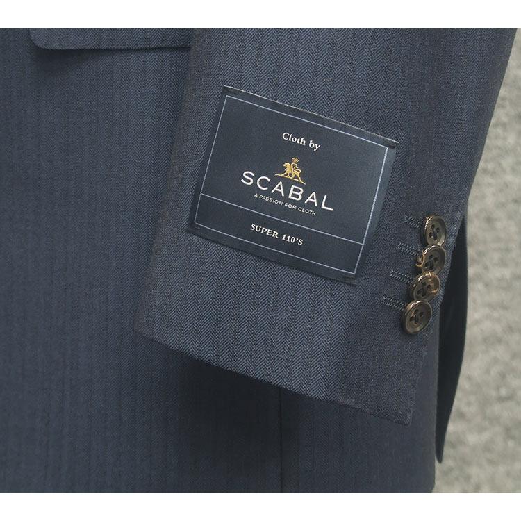 SCABAL スーツ ネイビー SUPER 110'S 楽天市場】秋冬物 [Scabal] スキャバル Super110sオーダー生地