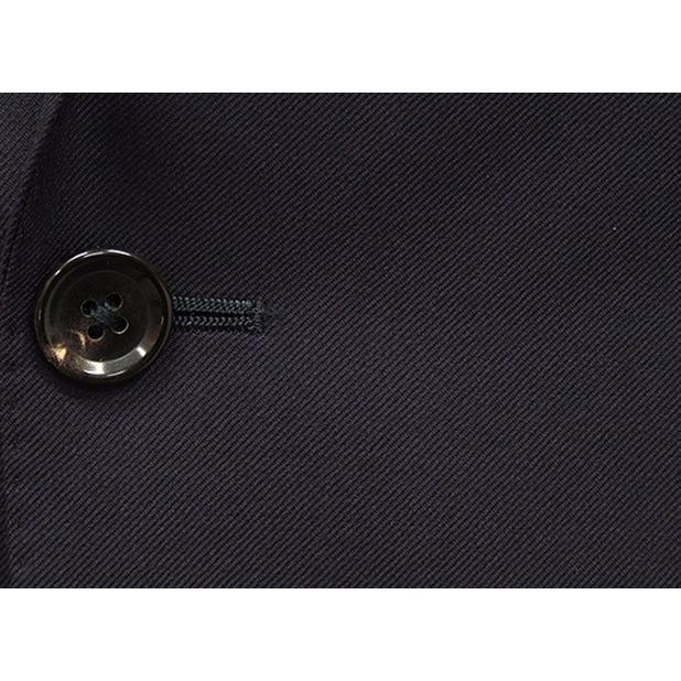 XmasセールScabal 120'sウール カシミヤ混 ネイビーストライプ XmasセールScabal 120'sウール カシミヤ混 ネイビーストライプ