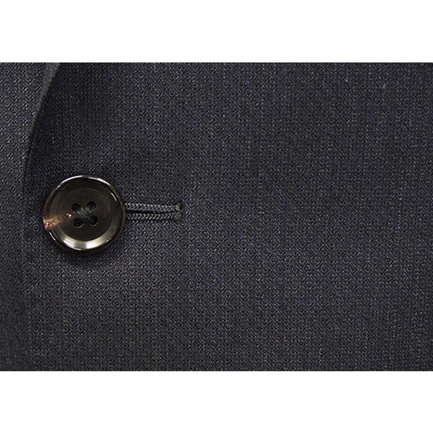 秋冬物　[Scabal] スキャバル　スタイリッシュ2釦シングルスーツ　紺/ダイヤチェック　日本製　ロゴ裏地　メンズスーツ　scb19の画像