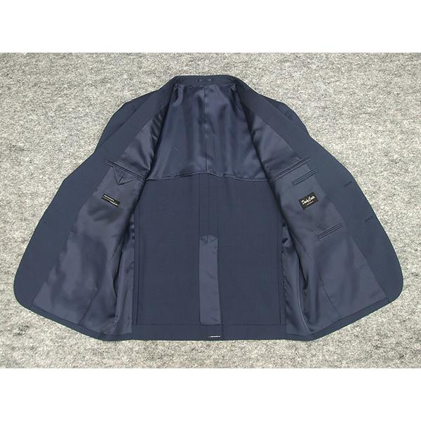 ビッグサイズ　2パンツ　通年物　ベーシック2釦シングルスーツ　紺系チェック　[E体][K体]　メンズスーツ　SE98100-14 ビッグサイズ 2パンツ 通年物 ベーシック2釦シングルスーツ 紺系
