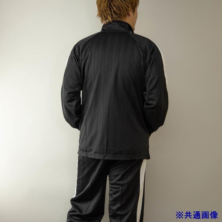 ジャージ 上下セット 黒×チャコールグレー ストライプ サイド ジャージ 上下セット 黒×チャコールグレー ストライプ サイド