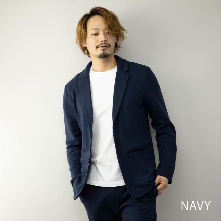 テーラードジャケット メンズ 紺 無地 スウェット ストレッチ スリム サマージャケット カジュアル ビジネス ゴルフ 送料無料 St Nv St Nv 背広屋石k 通販 Yahoo ショッピング