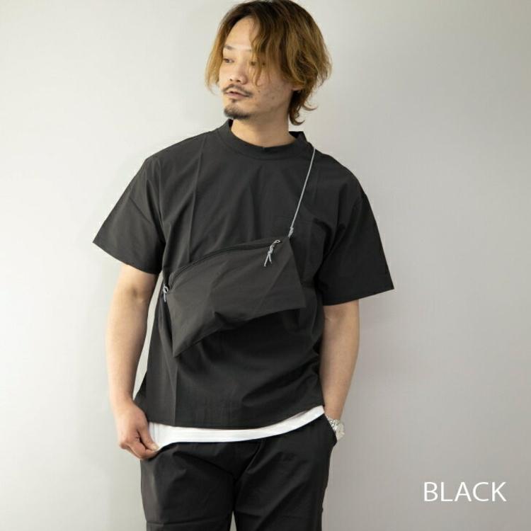 セットアップ メンズ 3点セット ブラック/無地 ビッグシルエット 半袖T 