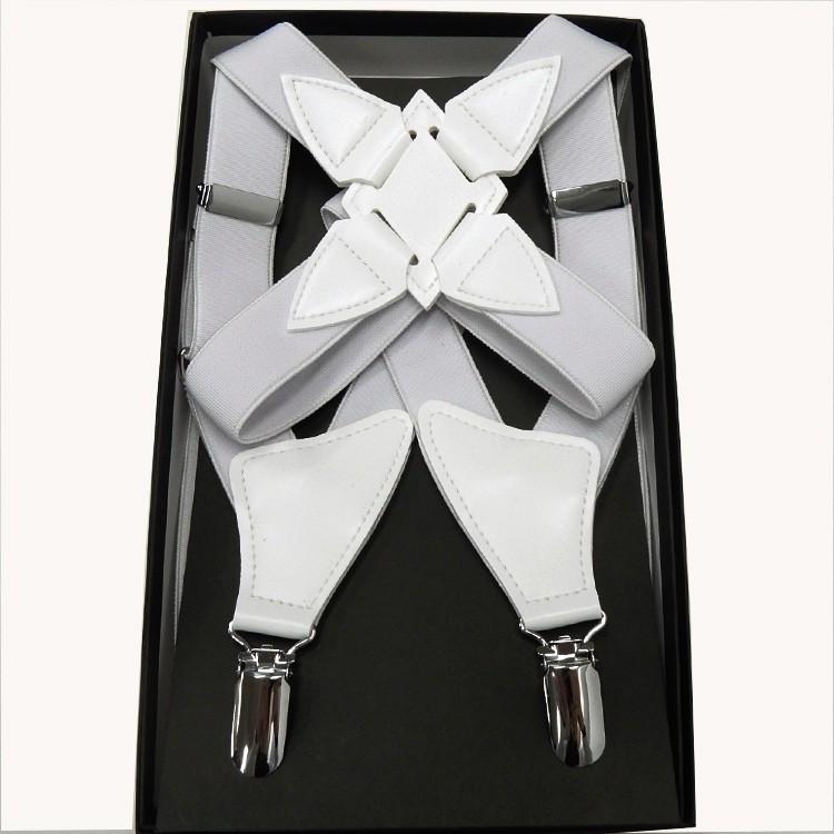 ホルスター 本革白 〓ホルスター型サスペンダー〓日本製 ◇白×白◇ガンホルスター