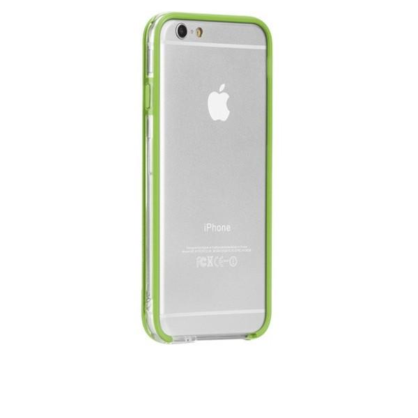 iPhone6s/6 ケース PC+TPU 一体成形 ユニボディ iPhone6s/6 4.7 inch 　 　タフ フレーム ハイブリッド バンパー ケース クリア / ライム｜dyn