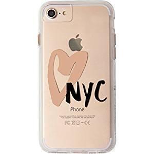 iPhone SE(第3世代/第2世代)/8/7/6s/6 対応 ケース Naked Tough City Print NY I HEART NYC ニューヨーク 耐衝撃 クリアケース Case-Mate | Case-Mate