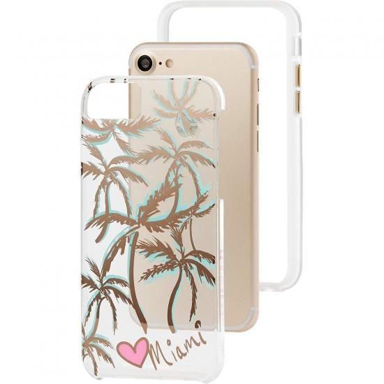 iPhone SE(第3世代/第2世代)/8/7/6s/6 対応 ケース Naked Tough City Print Miami Palm Print マイアミ パーム 耐衝撃 クリアケース | Case-Mate | 04