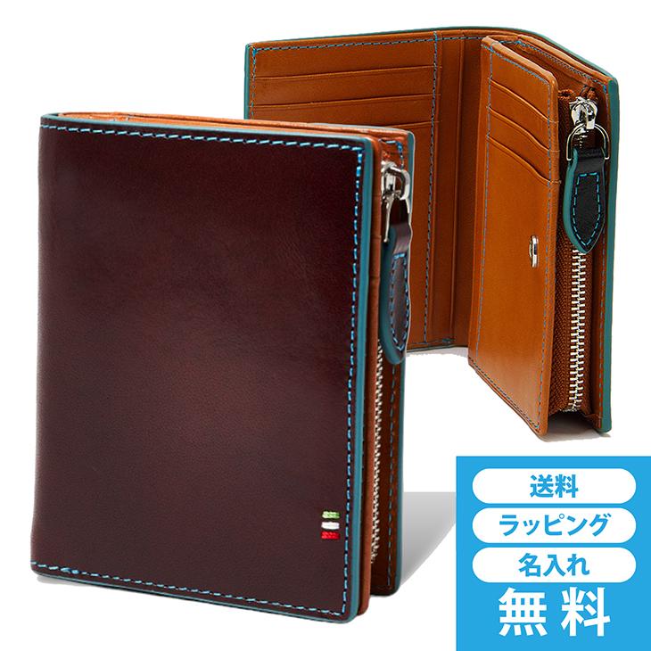GORBE（ゴルベ） 財布 二つ折り 本革 小銭入れ L字 イタリアンレザー