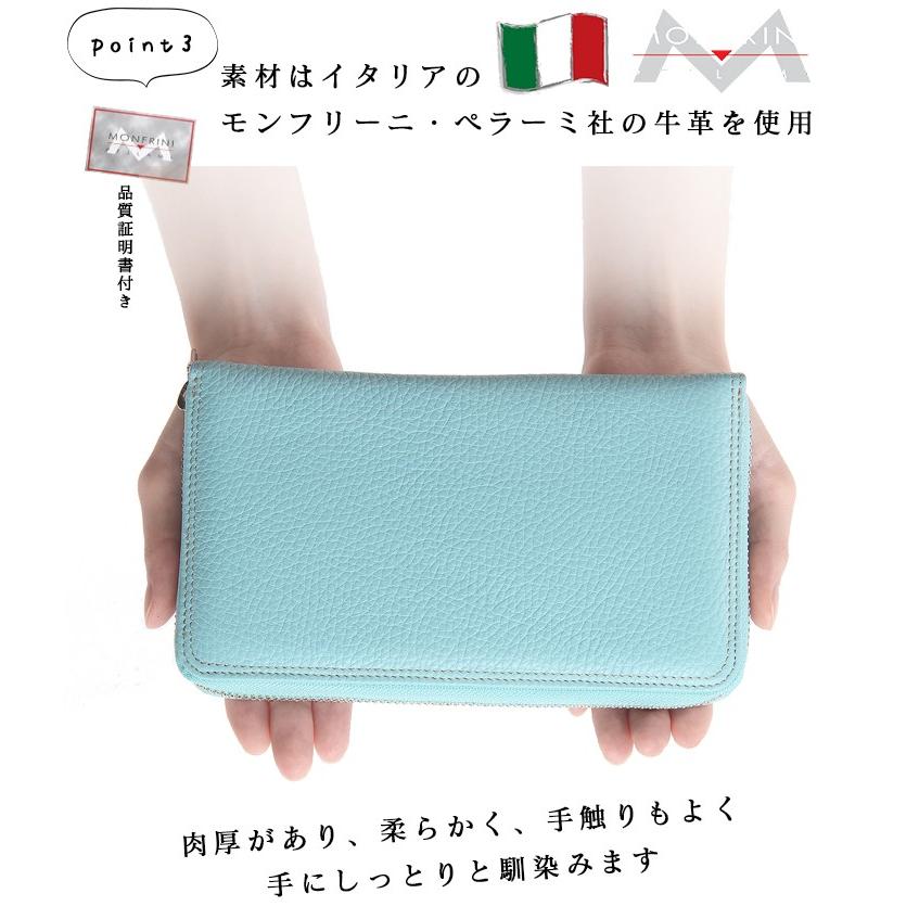 長財布 大収納 本革財布 縦にカード ハニカム 大容量 レディース