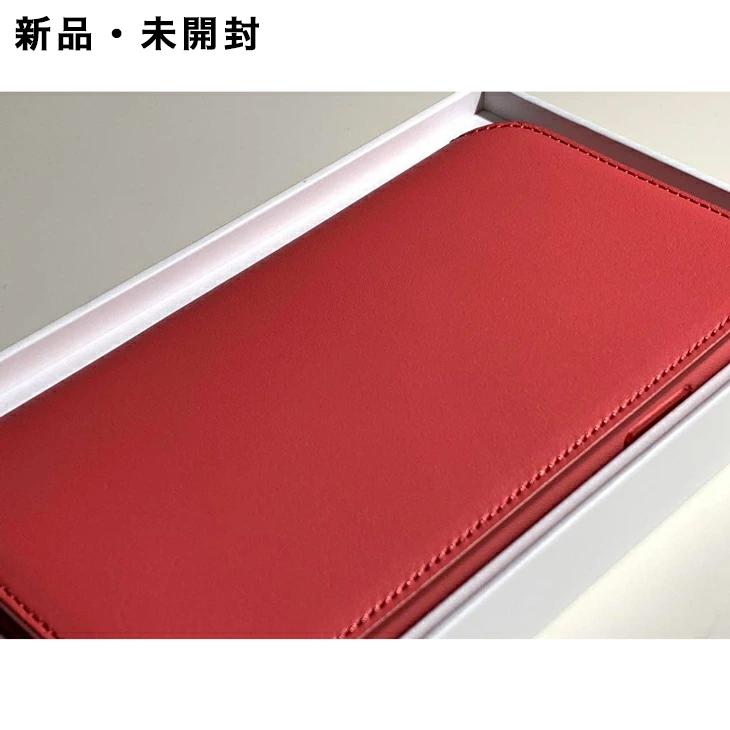 新品未使用 Apple純正 iPhone XS Max レザーフォリオ レッド Apple - 新品未開封 Apple純正 iPhone XS Max レザーフォリオ レッドの