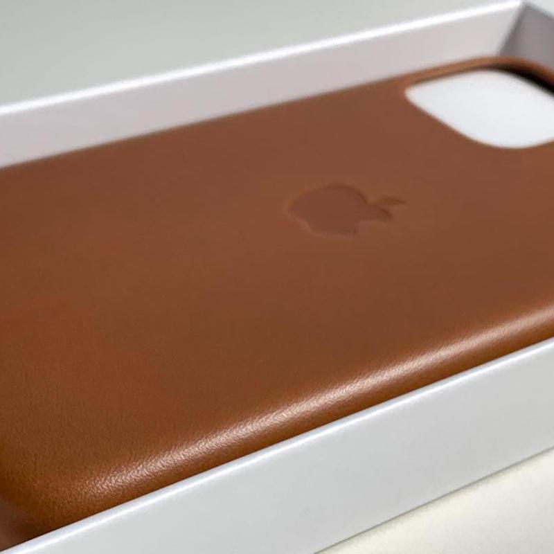 iPhone 11 Pro Apple純正 レザーケース・サドルブラウン 新品