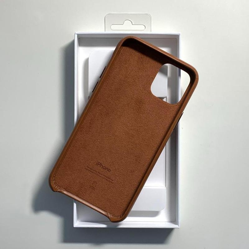 iPhone 11 Pro Apple純正 レザーケース・サドルブラウン 新品