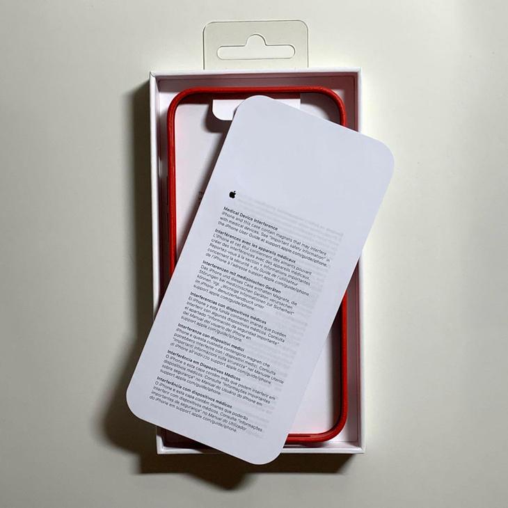 iPhone 12 mini Apple アップル 純正 レザーケース・レッド 新品 iPhone 12 mini Apple アップル 純正 レザーケース・レッド 新品