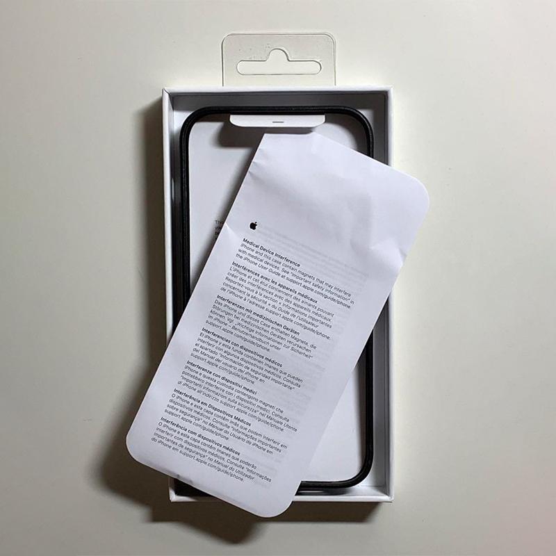 iPhone 12 mini Apple アップル 純正 レザーケース・ブラック iPhone 12 mini Apple アップル 純正 レザーケース・ブラック