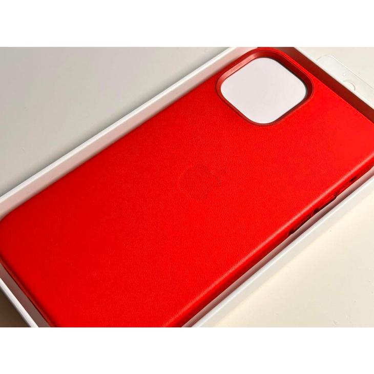 アップル純正 iPhone 12 / 12Pro レザーケース レッド 赤 純正】MagSafe対応 iPhone 12 Pro Max レザーケース （PRODUCT）RED