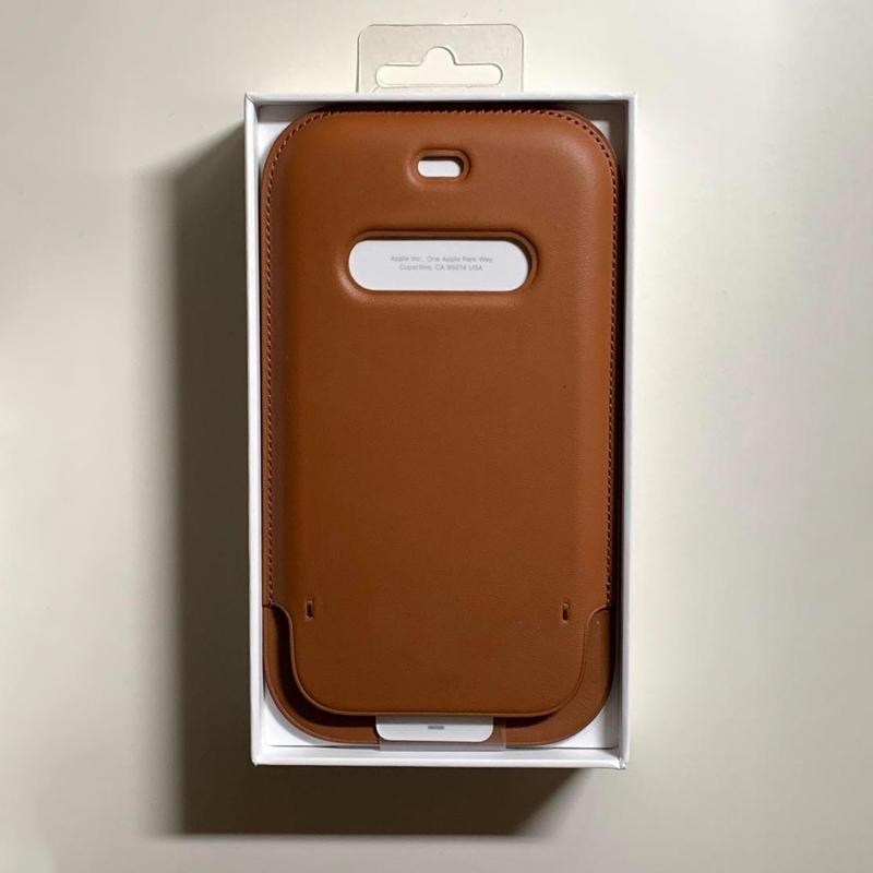 iPhone 12 mini Apple アップル 純正 レザースリーブ・サドル iPhone 12 mini Apple アップル 純正 レザースリーブ・サドル