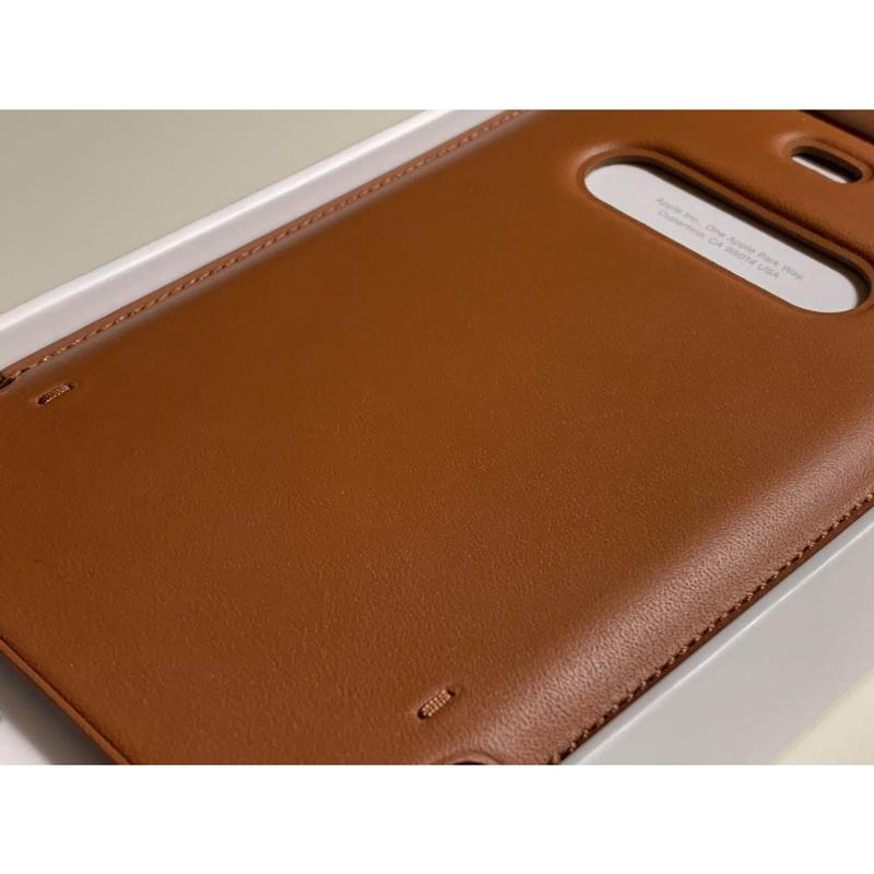 iPhone 12 mini Apple アップル 純正 レザースリーブ・サドル iPhone 12 mini Apple アップル 純正 レザースリーブ・サドル