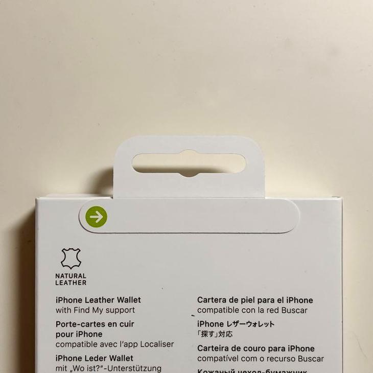 Apple アップル 純正 MagSafe対応 iPhone レザーウォレット・ミッドナイト 新品｜dyn｜03