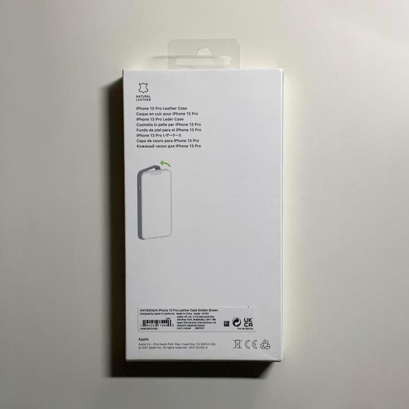iPhone 13 Pro Apple アップル 純正 レザーケース・ゴールデン iPhone 13 Pro Apple アップル 純正 レザーケース・ゴールデン