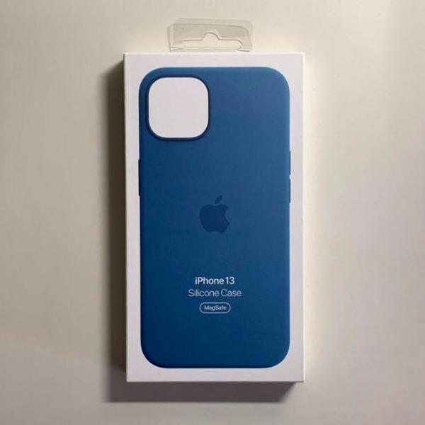 洋*子様 Apple iPhone 13 mini 本体 ブルー +純正シリコン iPhone 13 Apple純正 MagSafe対応 シリコンケース・ブルージェイ 新品