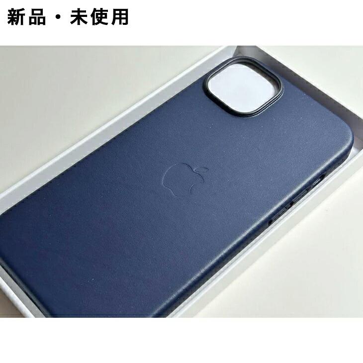 iPhone 14 Plus Apple純正 MagSafe対応 レザーケース・インク 新品