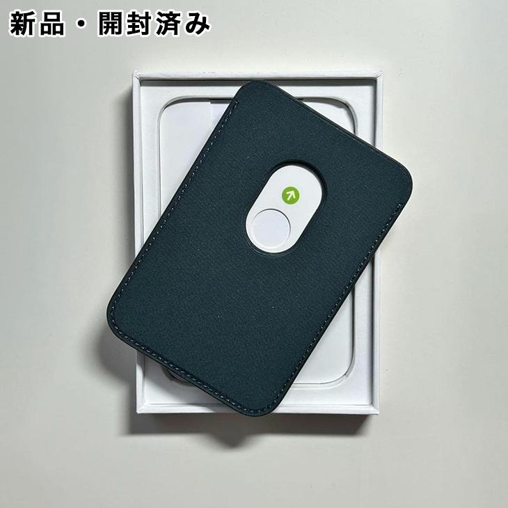 【新品】純正 MagSafe対応 ファインウーブンウォレット・ダークグリーン① Apple Apple純正 MagSafe対応 iPhone ファインウーブンウォレット