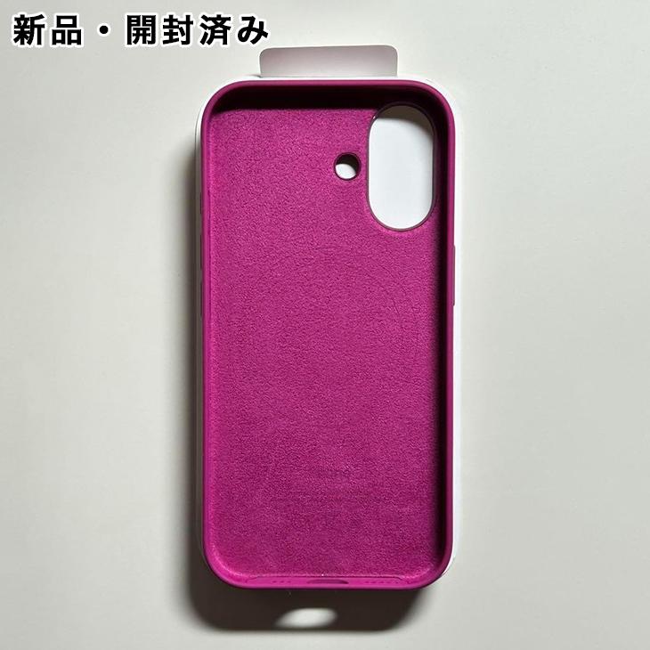 Apple 純正シリコンケース iPhone16promax フューシャ iPhone Apple純正 MagSafe対応 16 シリコンケース・フクシア 新品
