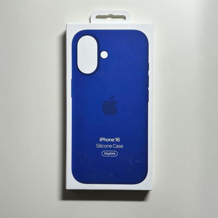 iPhone Apple アップル 純正 16 シリコンケース・ウルトラマリン 新品