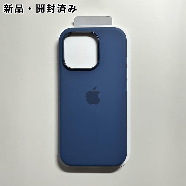 iPhone Apple純正 MagSafe対応 16 Pro シリコンケース・デニム 新品