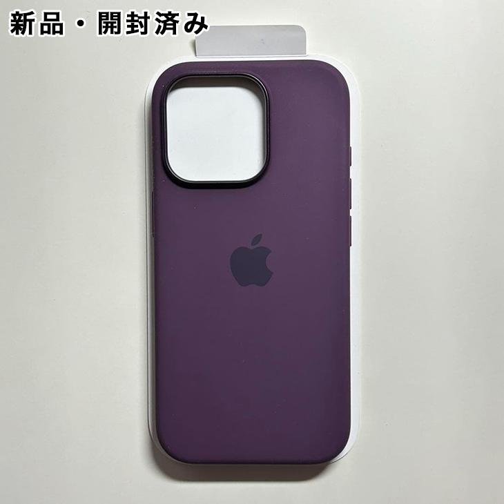 純正 MagSafe対応 iPhone 16シリコーンケースープラム 純正】MagSafe対応 iPhone 16 Pro シリコーンケース プラム MYYM3FE/A
